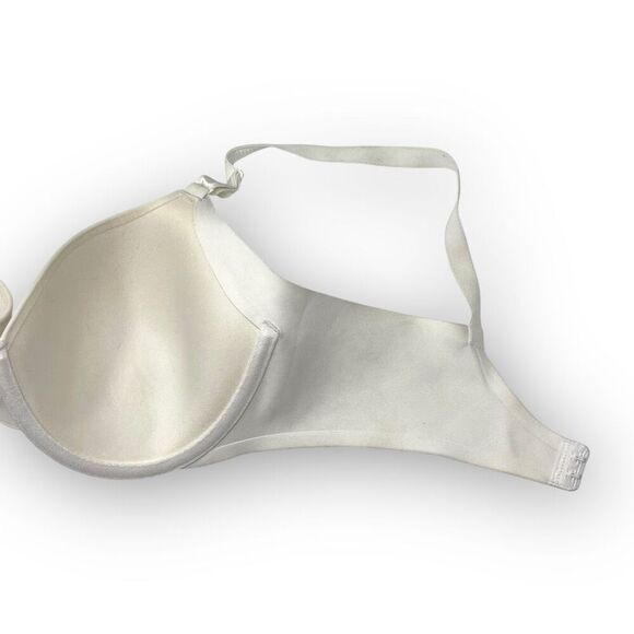 Warner's White No Side Effects Underwire Lightly Lined Bra Womens Size 34C 01356 - Picture 3 of 7